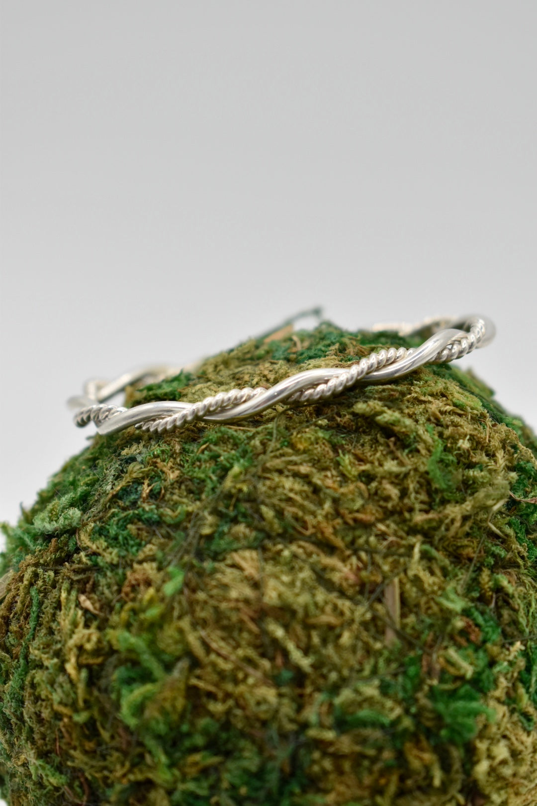 Silver & Textured Silver Twist