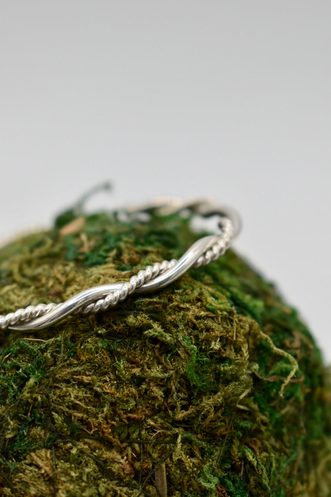 Silver & Textured Silver Twist