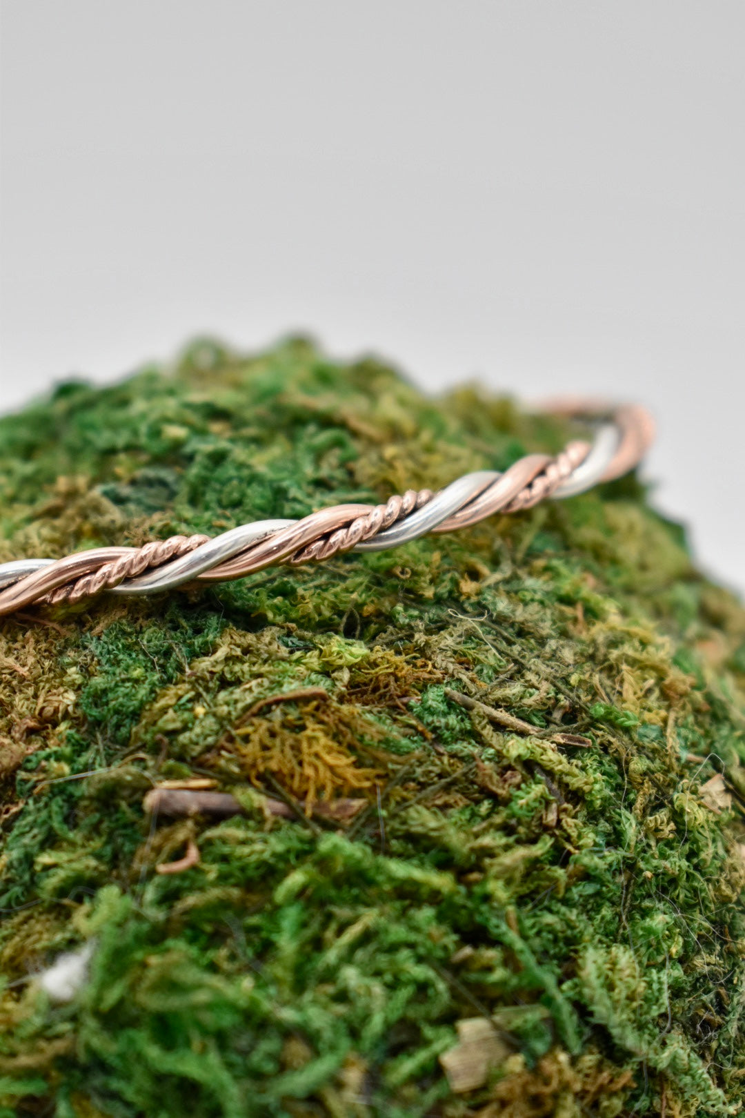 Double Rose Gold & Silver Twist