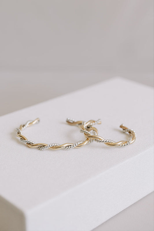 Bold Gold & Silver Twist