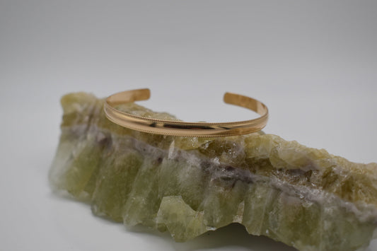 The Heritage Bangle: Gold Filled