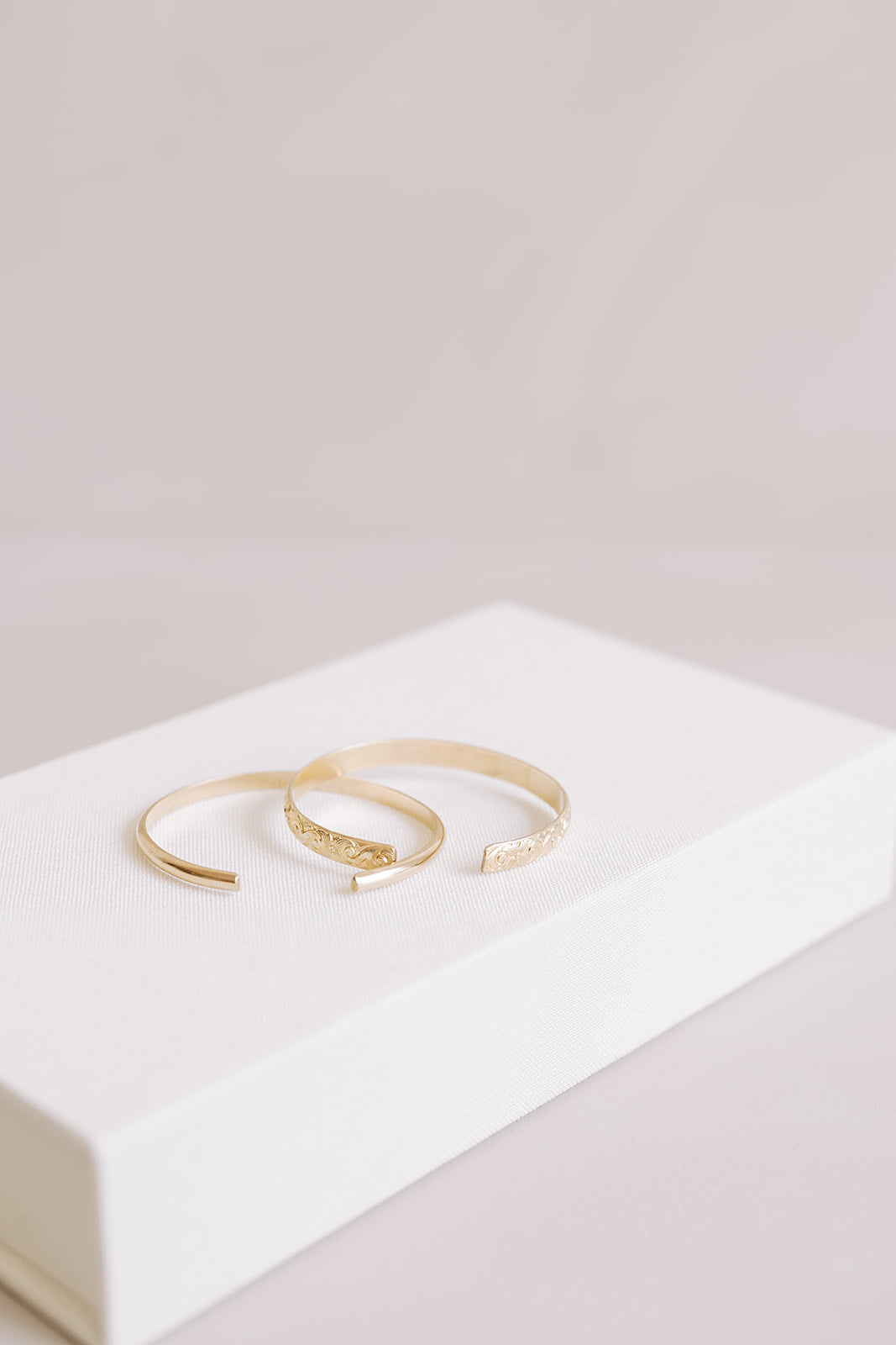 The Grand Crescent Cuff: Gold Filled
