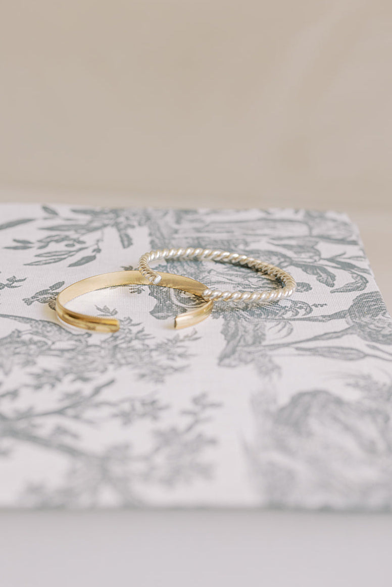 The Heritage Bangle: Gold Filled
