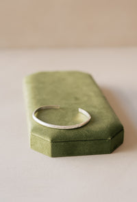 The Silver Hammered Grand Crescent Cuff